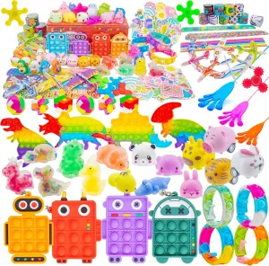 115 PCS Premium Party Favors Toy for Kids 4-8-12, Treasure Box Toys, Goodie Bags Stuffer, Prize Box Toys, Birthday Gifts, School Classroom Rewards, Treasure Chest, Carnival Prizes