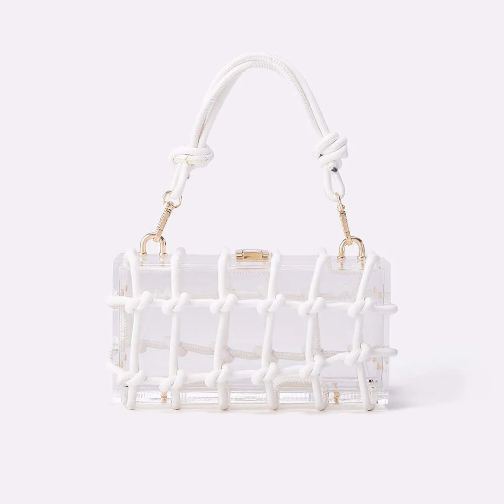 2025 2025 New popular women's bags, handbags, shiny rhinestones, handmade dinner bags, Popular trade handbags, acrylic handbags.