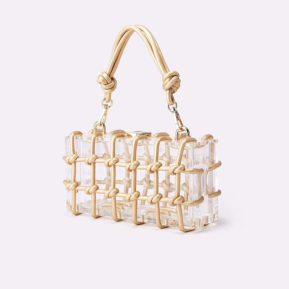 2025 2025 New popular women's bags, handbags, shiny rhinestones, handmade dinner bags, Popular trade handbags, acrylic handbags.