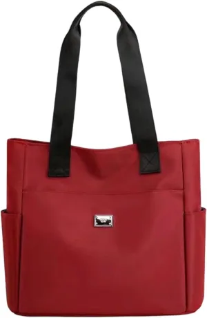 2025 Fashion Women Tote Shoulder Bag, Multi Pockets, Large Capacity, Nylon Shoulder Bag, Beach Bags Crossbody Bags