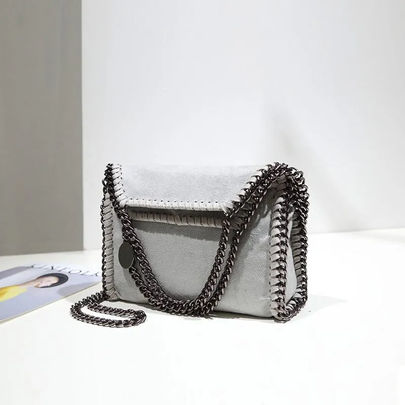 2025 Trendy Advanced Chain Bag Medium Single Shoulder Diagonal Cross Women's Bag European and American Fashion