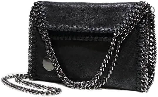 2025 Trendy Advanced Chain Bag Medium Single Shoulder Diagonal Cross Women's Bag European and American Fashion