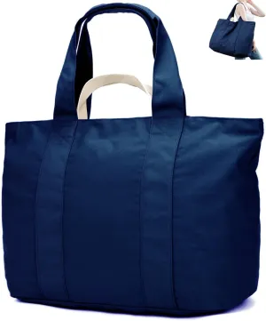 22'' 50L Large Canvas Bag, Extra Large Tote Bag for Women, Oversized Bag, Overnight Bags for Women Travel Blue