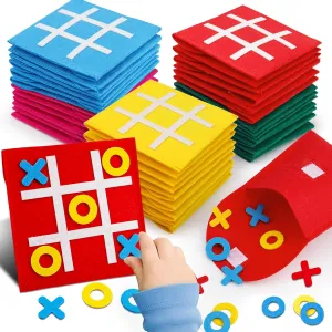 24PCS Tic Tac Toe Strategic Board Game for Kids, Birthday Party Favors Bulk for Kids 4-8 8-12 Goodie Treat Bags Stuffers Return Gifts Classroom Treasure Chest Box Toys Carnival Prizes Travel Games