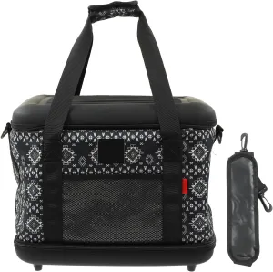 40L Outdoor Camping Storage Bag，Multifunctional Portable Picnic Bag，Length Shoulder Strap，Cooker Storage Duffle Bag for Travel Back Hanging Webbing，Strong Upper and Lower Sides