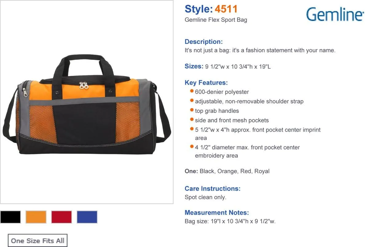 4511 Flex Sport Bag - Royal - One Size