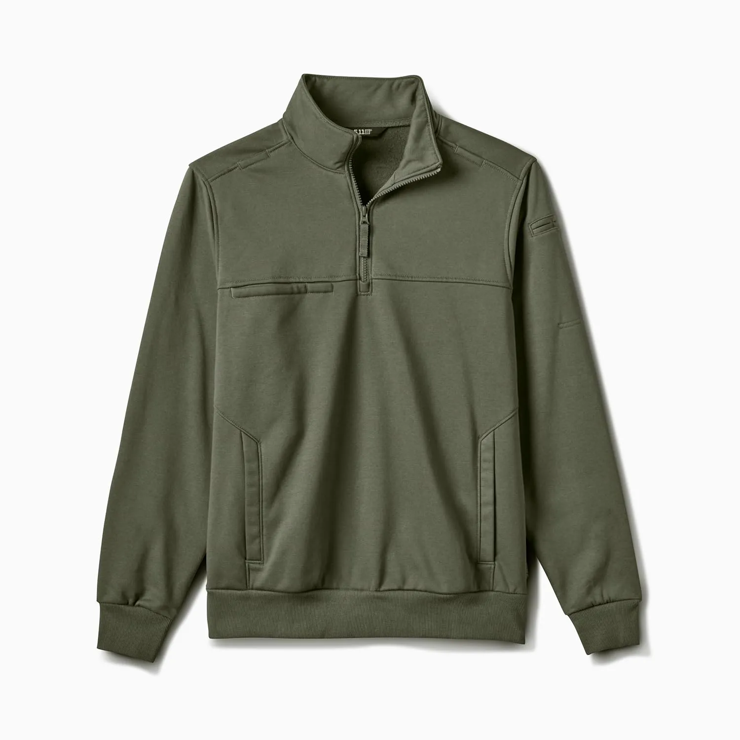 5.11 Tactical Men's Job Shirt 1/4 Zip 2.0, 100% Cotton Canvas, Style 72534ABR, Regular or Tall Lengths