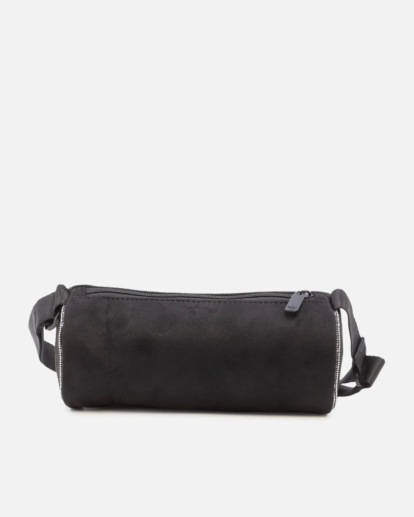 Adidas Rhinestones Fake Suede Mini Duffel Bag Black