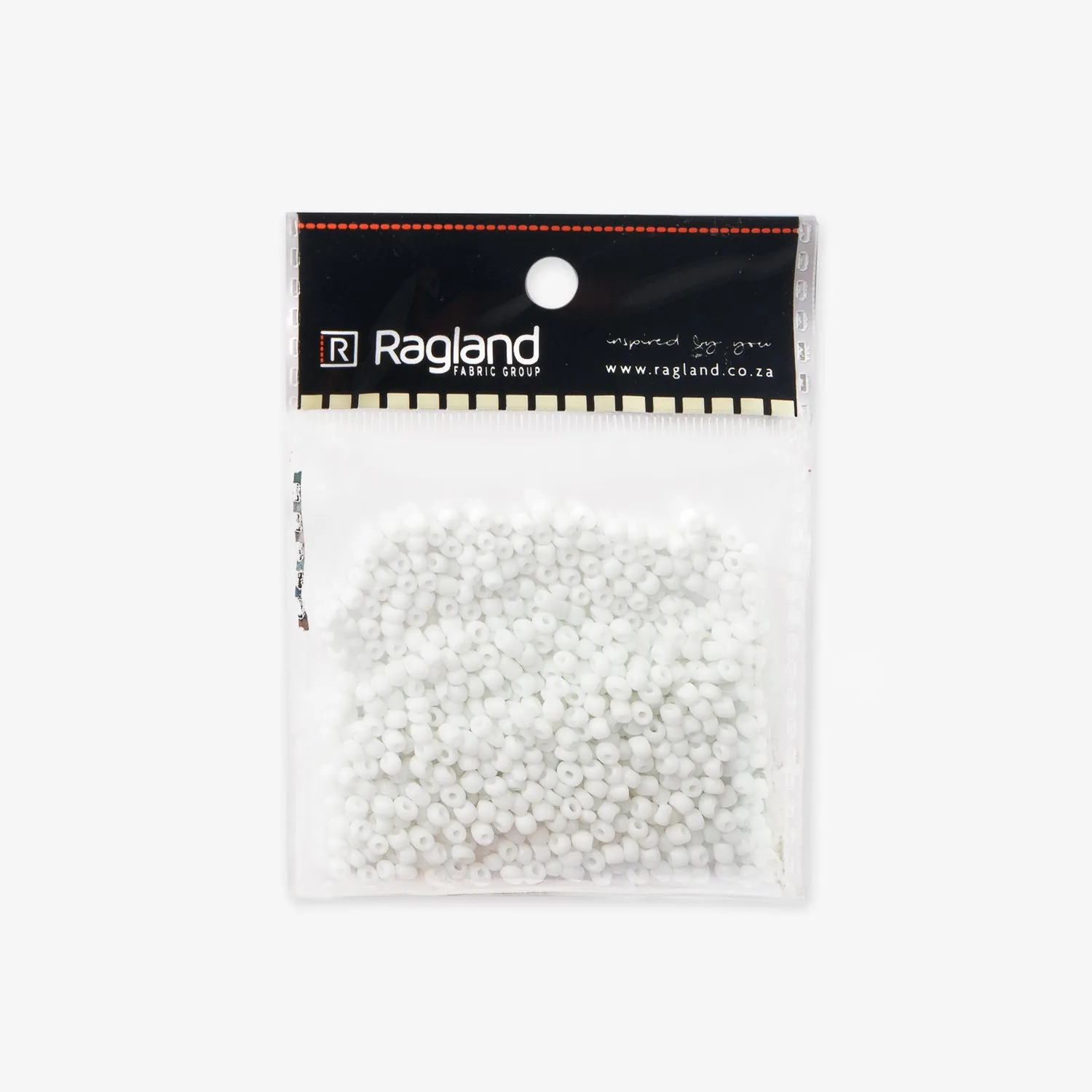 African Beads Size 6 20g White