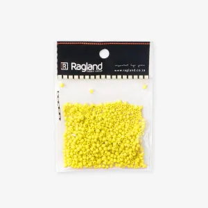 African Beads Size 6 20g Yellow