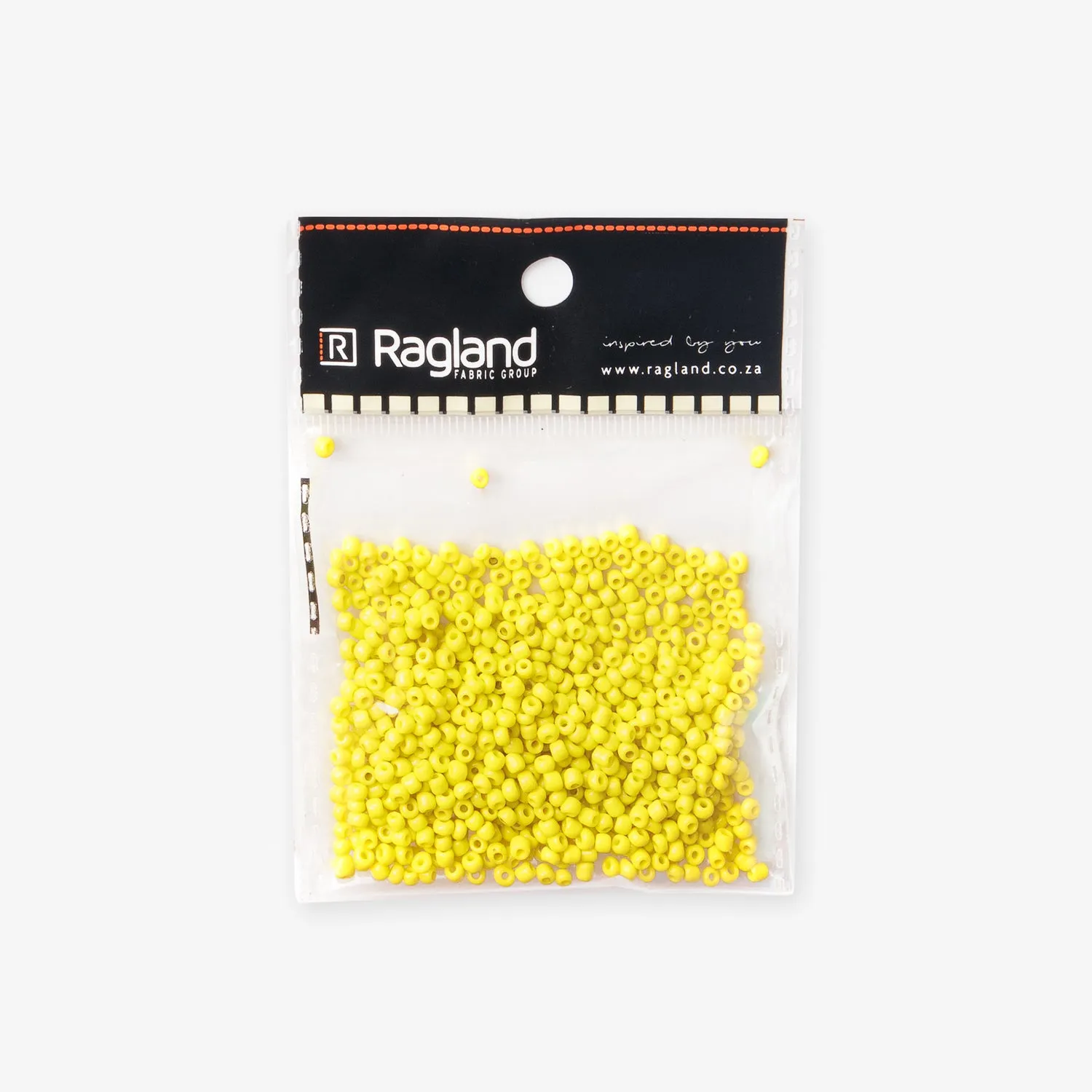 African Beads Size 6 20g Yellow