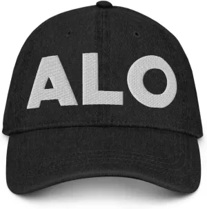 ALO Airport Hat (Embroidered Denim Cap) Flying to Waterloo Airport Gift