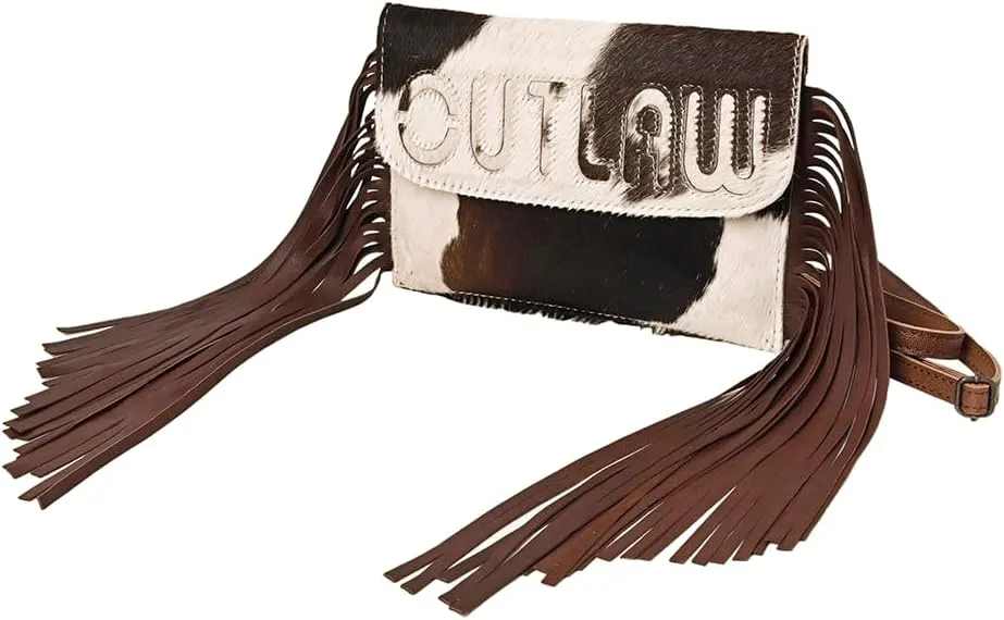 American Darling ADBG1283 Hair-On Genuine Leather Women Bag Western Handbag Purse