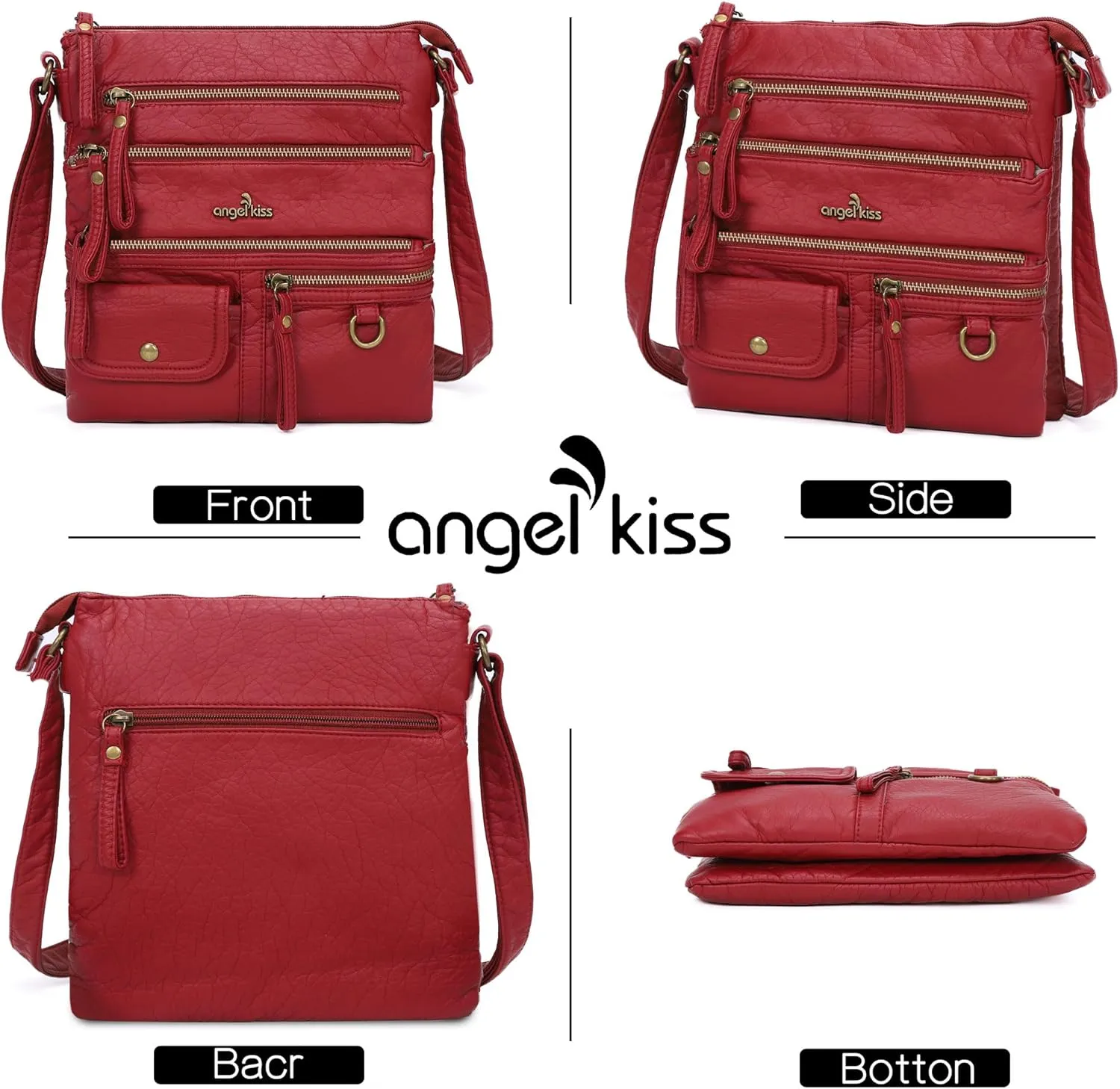 Angel Kiss Small Shoulder Bag for Women Crossbody Purses and Handbags Multi Pockets Hobo Bags