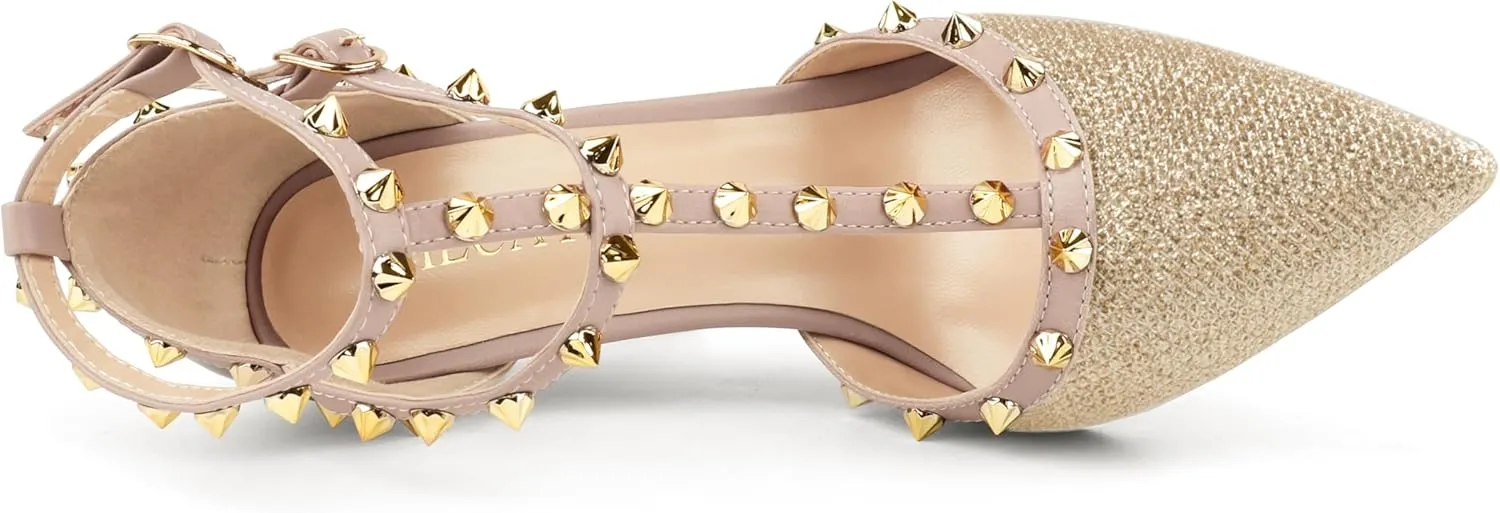 Ankle Strap Heels for Women Stilettos Pumps