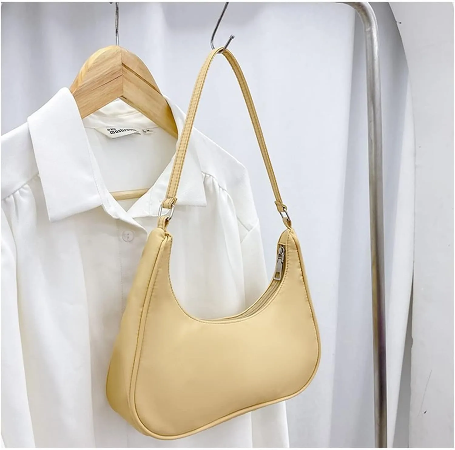 Armpit Purse Fashion Solid Color Shoulder Underarm Bags Purses Handbags Elegant Hobo Bags for Women