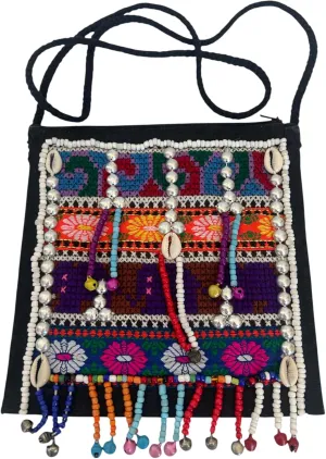Asian Colourful Ethnic Hmong Tribal Festival Hippy Travel Shoulder Bag