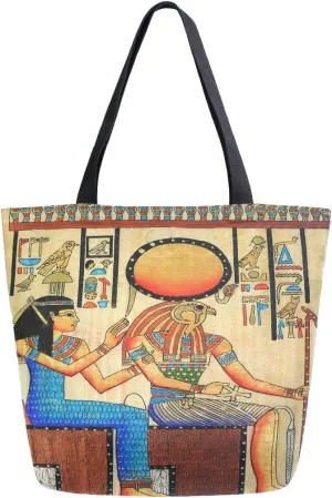 AUUXVA Large Canvas Handbag Canvas Tote Bags Purse Shoulder Shopping Bag with Zipper Pouch