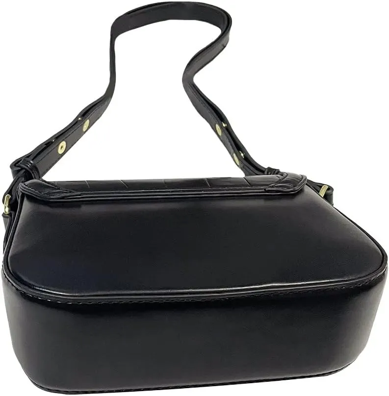 AWST Int'l Snaffle Bit Shoulder Bag- Black