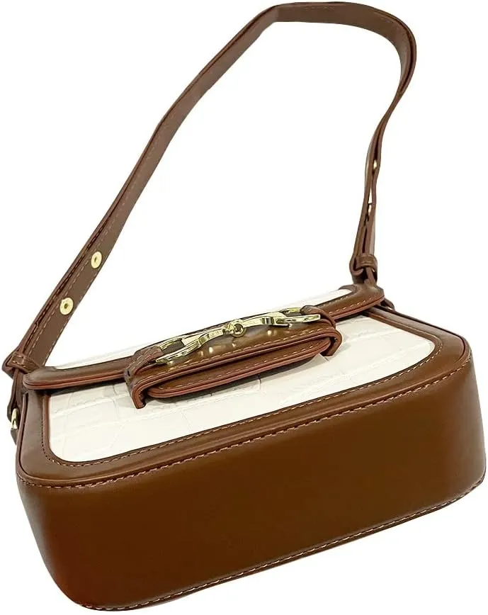 AWST Int'l Snaffle Bit Shoulder Bag- White
