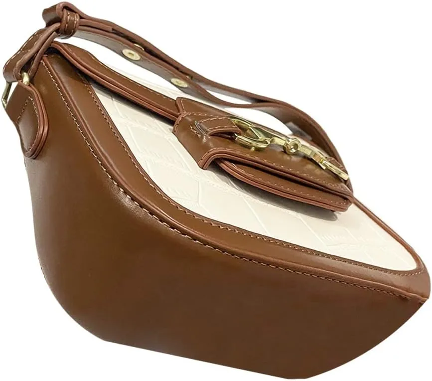 AWST Int'l Snaffle Bit Shoulder Bag- White