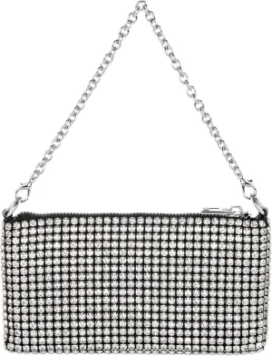Ayliss Evening Bag Clutch Purses Women Bling Crystal Purse Sparkling Crossbody Handbag Cocktail Prom Glitter Party Club