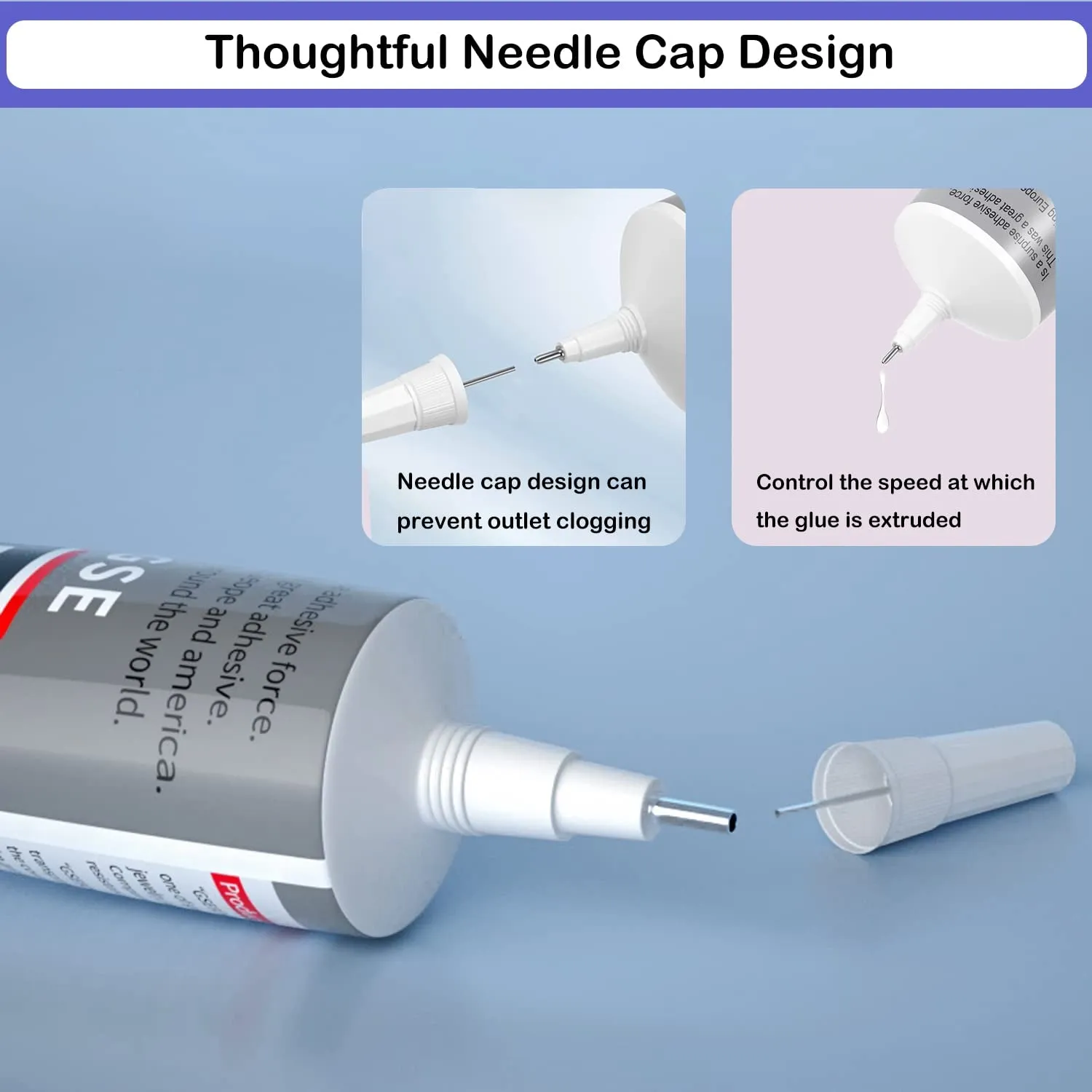 B7000 Adhesive Rhinestones Glue for Crafts, 2PCS 110Ml / 3.7 Fl Oz B7000 Clear Glue with 5 Dotting Pen Tool, Wax Pencil and Tweezer, Jewelry Glue for DIY Craft Makeup Shoes Jewelry Making Nail Art