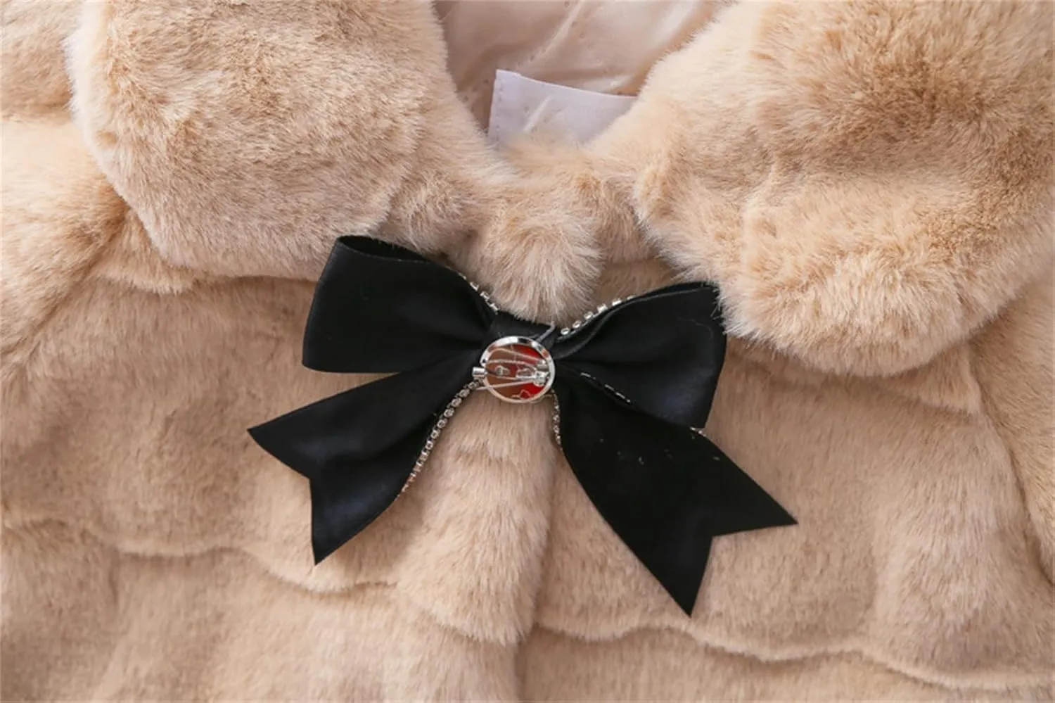 Baby Winter Clothes Kids Furry Cape Cloak Jacket Fleece Cloak Coat Toddler Baby Girl Coats Winter Warm Shawl Poncho
