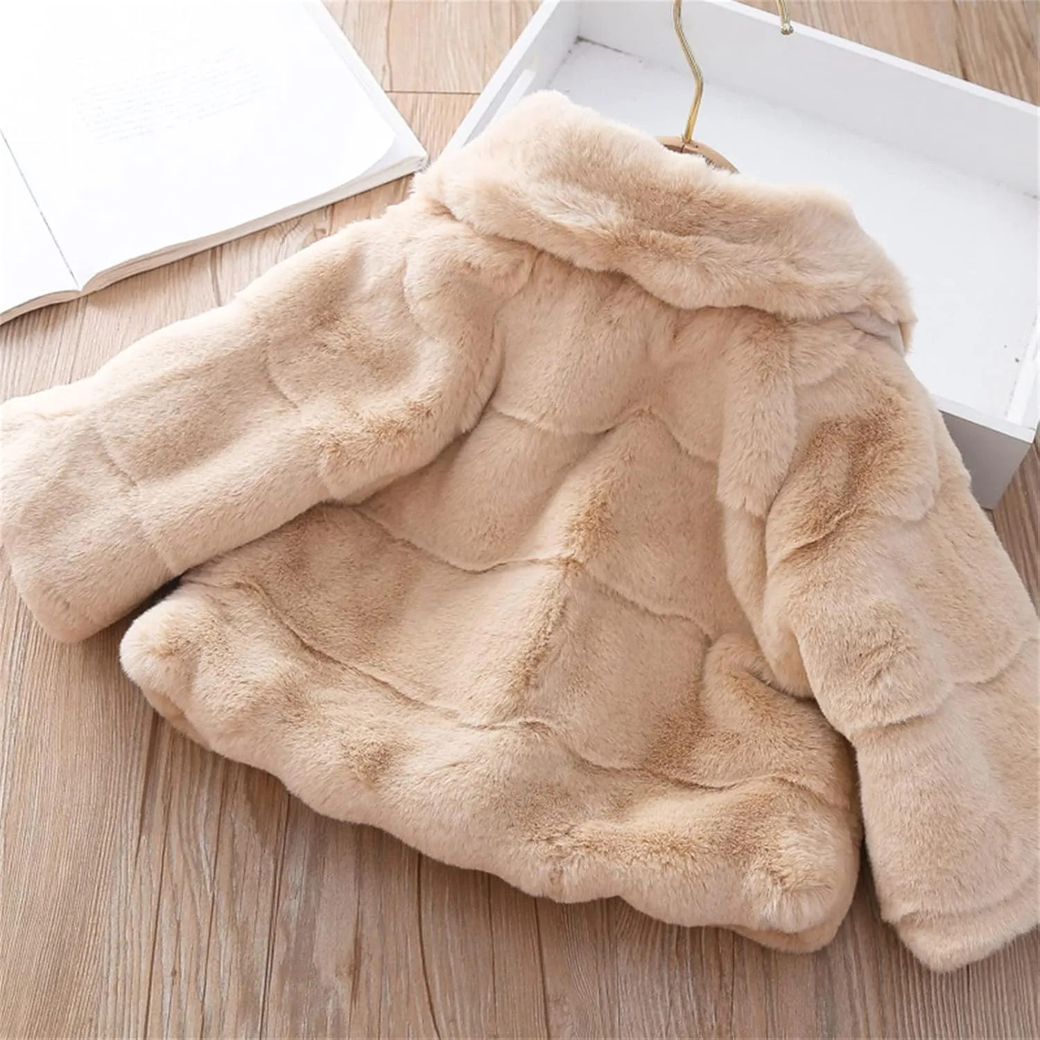 Baby Winter Clothes Kids Furry Cape Cloak Jacket Fleece Cloak Coat Toddler Baby Girl Coats Winter Warm Shawl Poncho