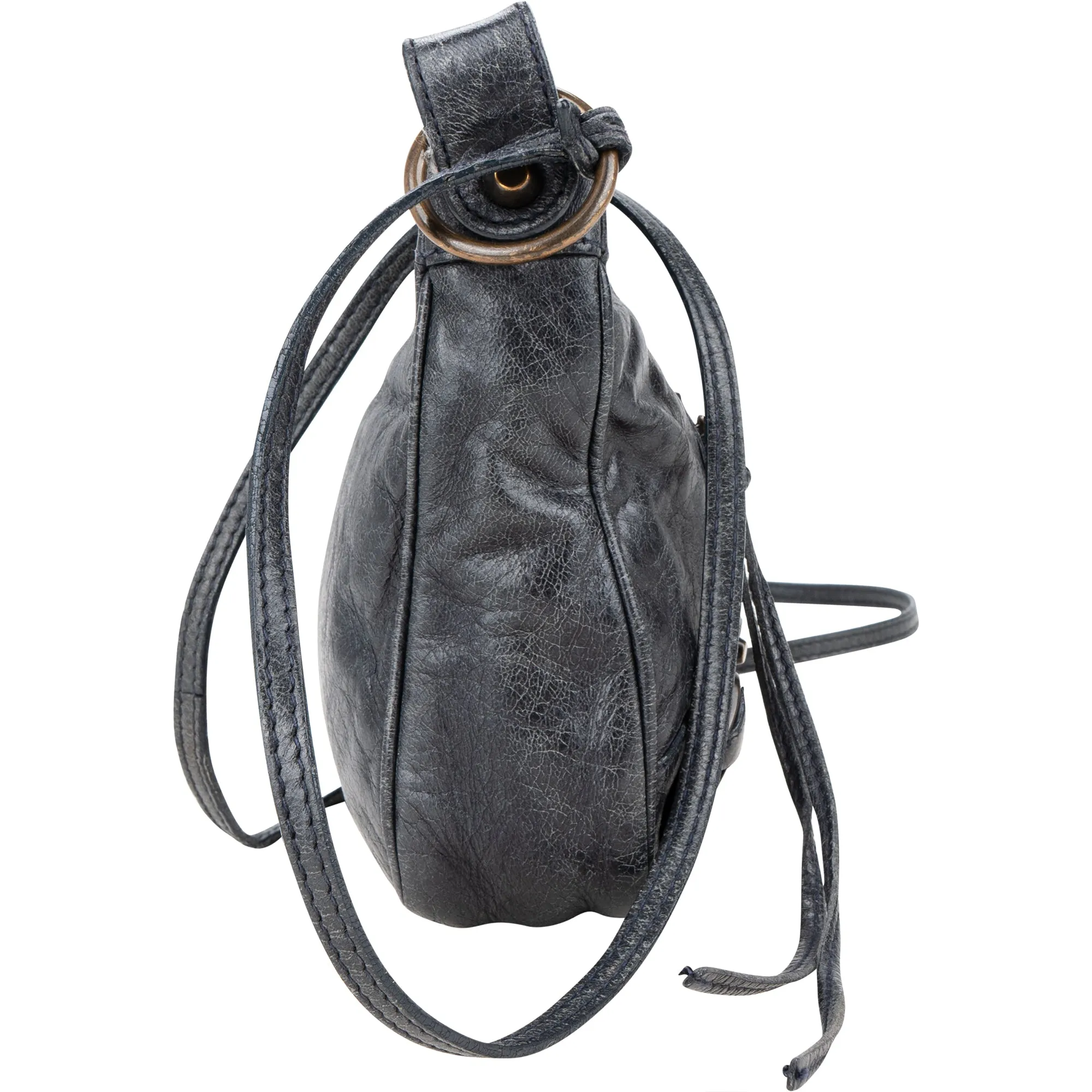 Balenciaga Leather Mini City Crossbody Bag