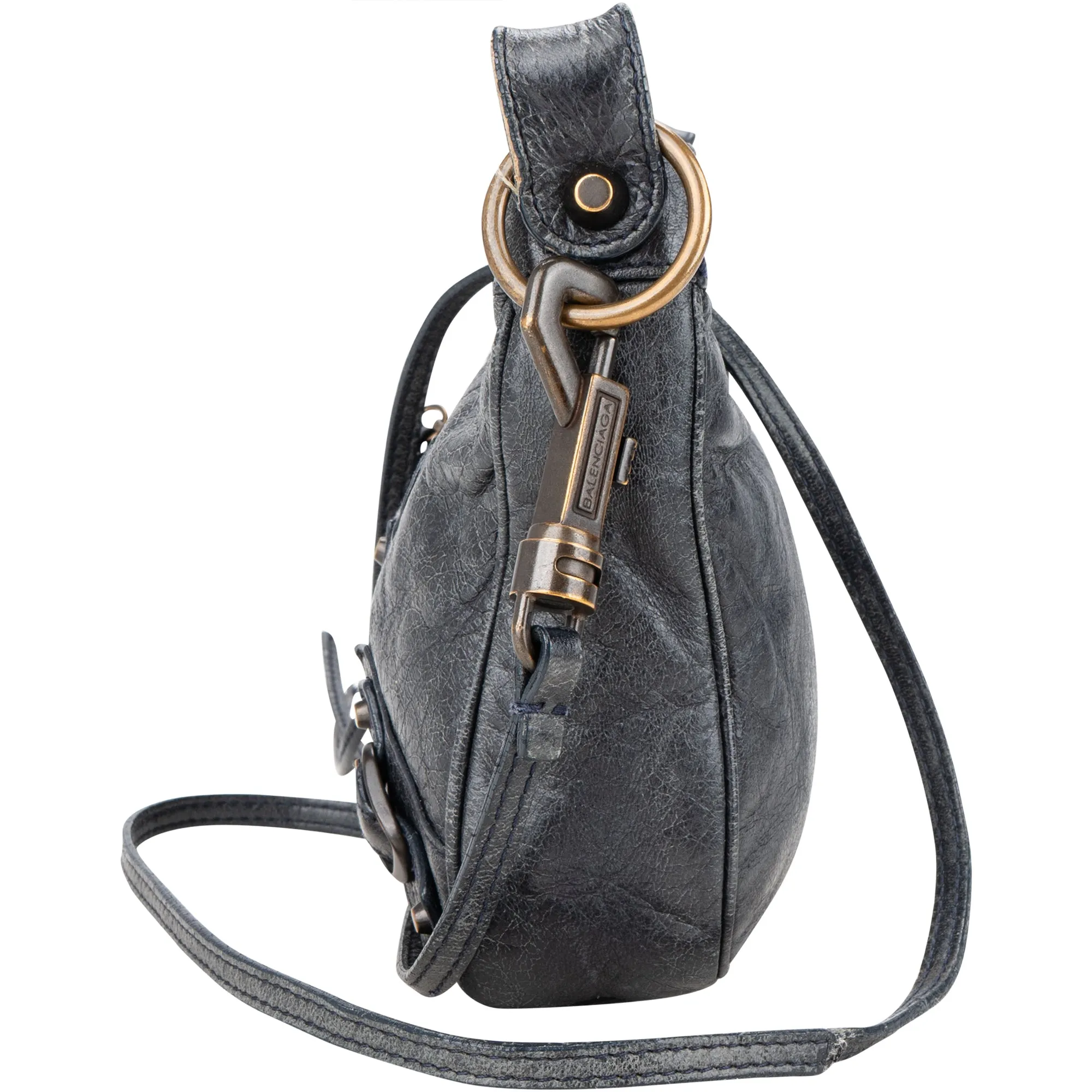 Balenciaga Leather Mini City Crossbody Bag