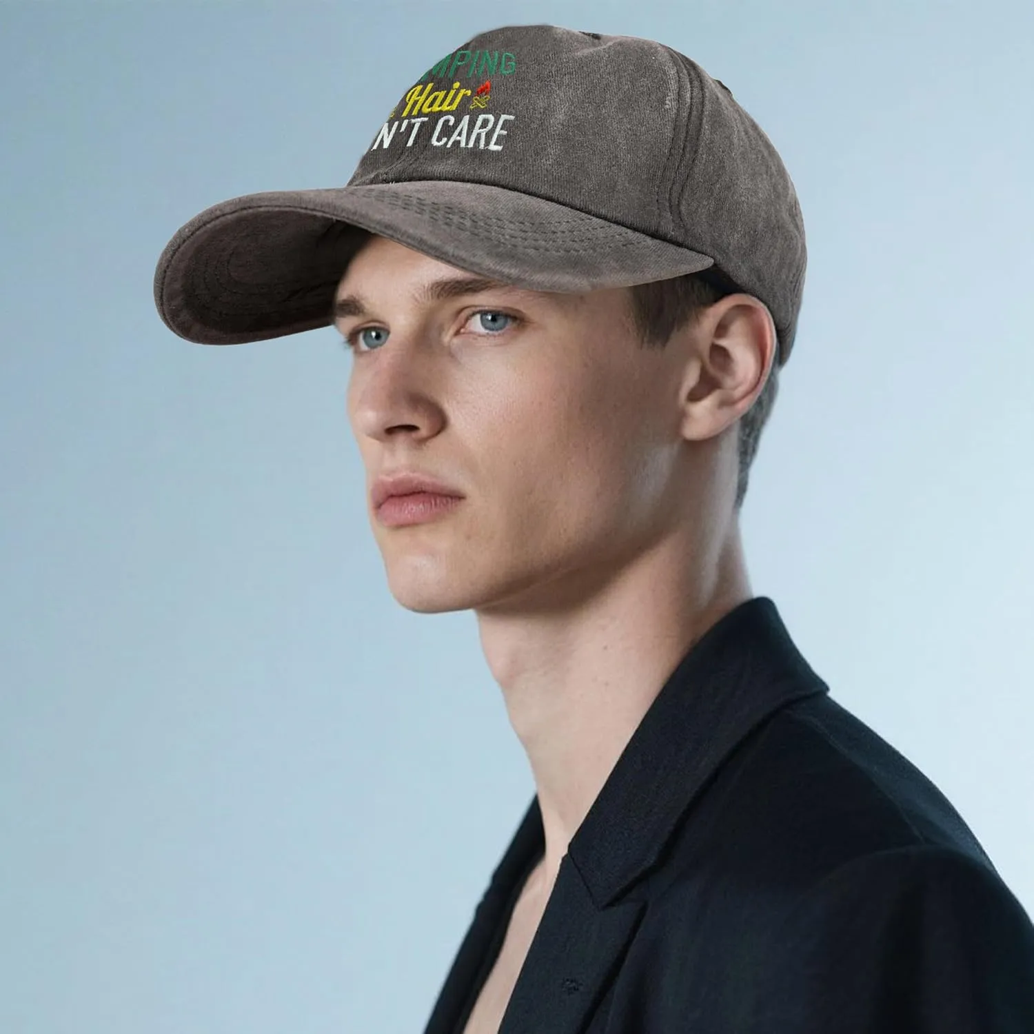 Baseball Cap for Women Men Embroidery Adjustable Washed Distressed Trucker Hat