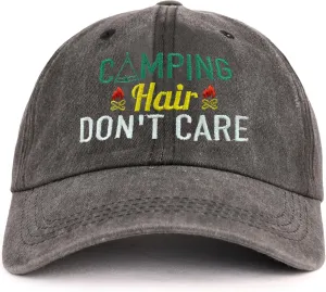 Baseball Cap for Women Men Embroidery Adjustable Washed Distressed Trucker Hat