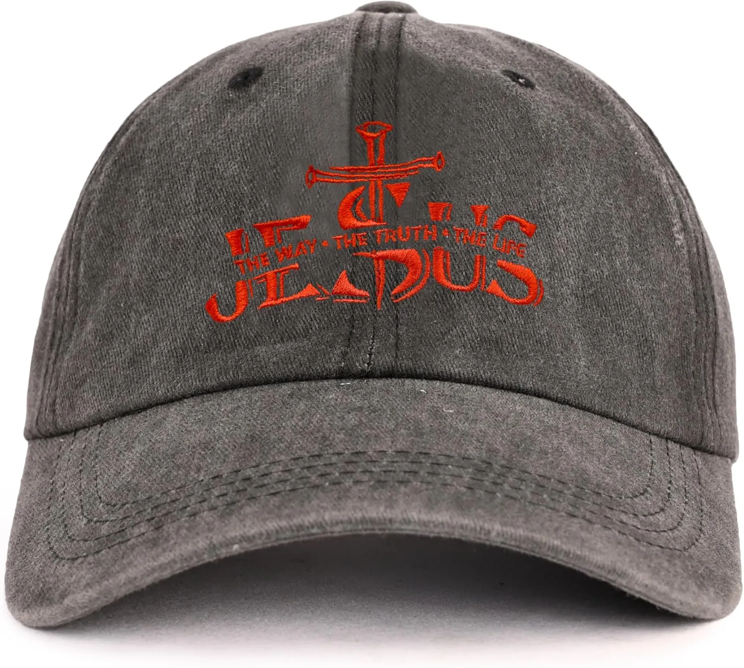 Baseball Cap for Women Men Embroidery Adjustable Washed Distressed Trucker Hat