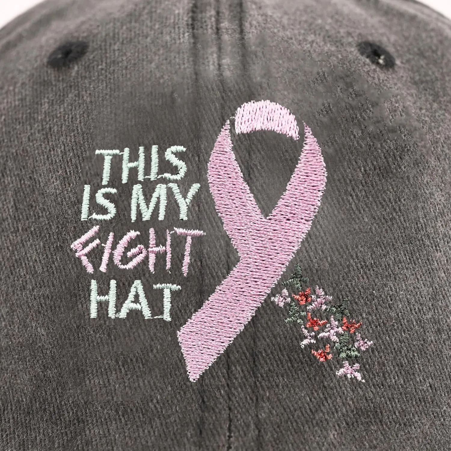 Baseball Cap for Women Men Embroidery Adjustable Washed Distressed Trucker Hat