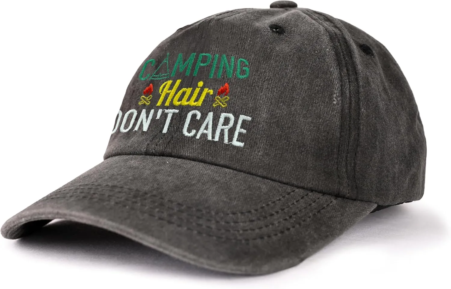 Baseball Cap for Women Men Embroidery Adjustable Washed Distressed Trucker Hat