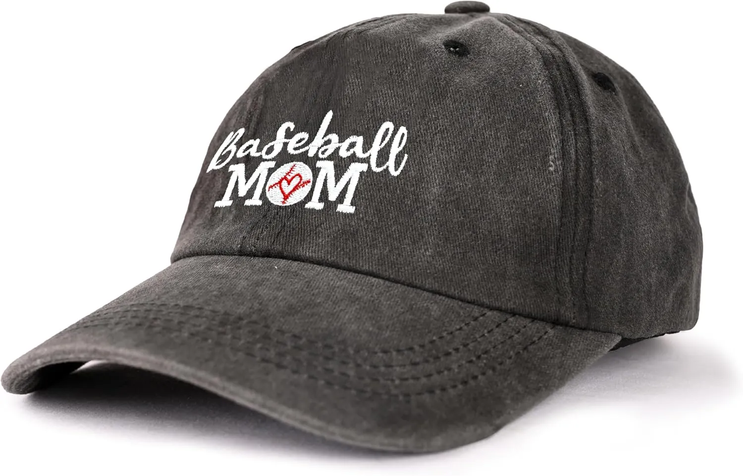 Baseball Cap for Women Men Embroidery Adjustable Washed Distressed Trucker Hat