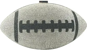 Basketball Clutch Purse with Rhinestone Bling Ball Play Purse for Women