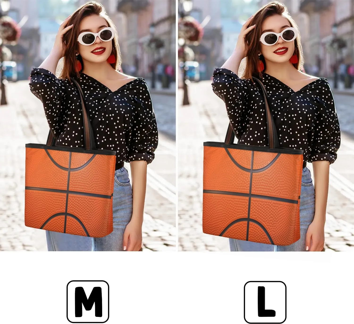 Basketball Texture Tote Bag for Women Womens Handbags Tote Bags for Travel Beach Gym