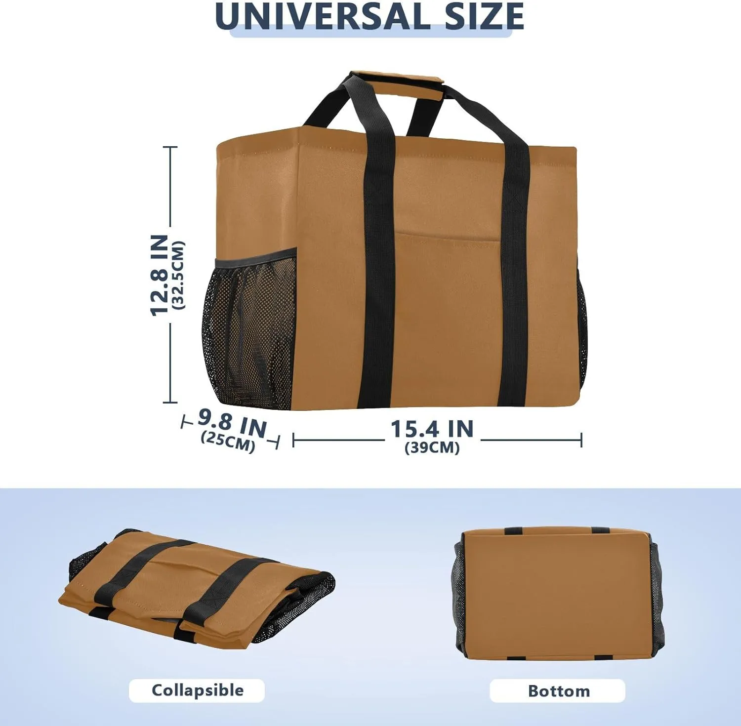 Beach Bag for Women Beige Large Canvas Tote Bag Sandproof Pool Bags with Pocket for Pool Travel Gym Beach