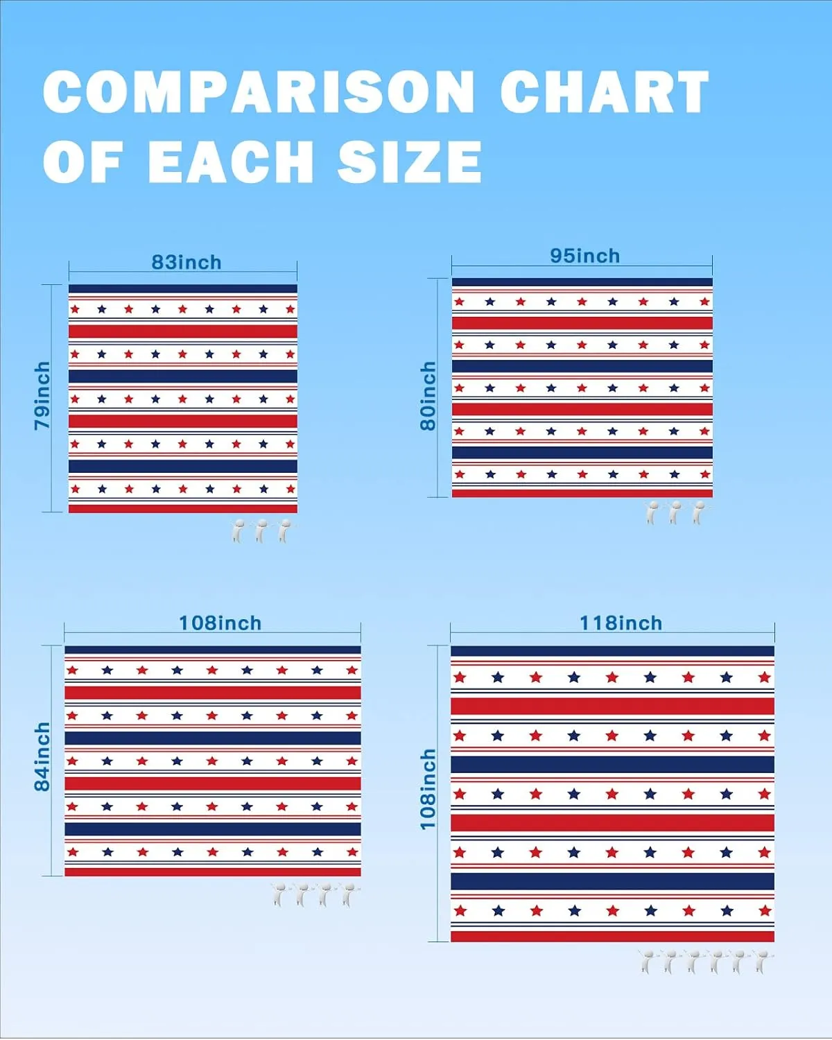 Beach Blanket Sandproof Oversized 95" x 80" July 4th Star Stripes Waterproof Quick Drying Sand Free Mat Red Blue White Picnic Blankets for Outdoor Travel Camping Hiking Park