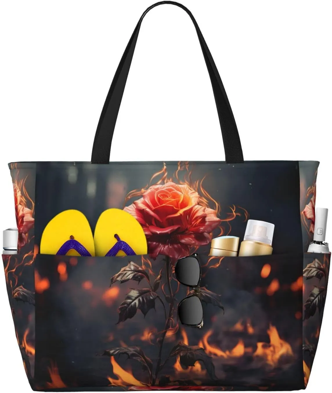Beach Tote Bag for Women Oversized Travel Weekender Bags Skate boards Waterproof Pool Bag Beach Accessories