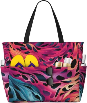 Beach Tote Bag for Women Oversized Travel Weekender Bags Skate boards Waterproof Pool Bag Beach Accessories