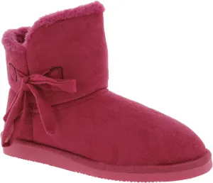 Bellini Ace Women's Short Microsuede Winter Boot With Bow