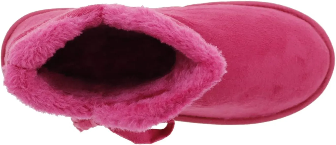 Bellini Ace Women's Short Microsuede Winter Boot With Bow