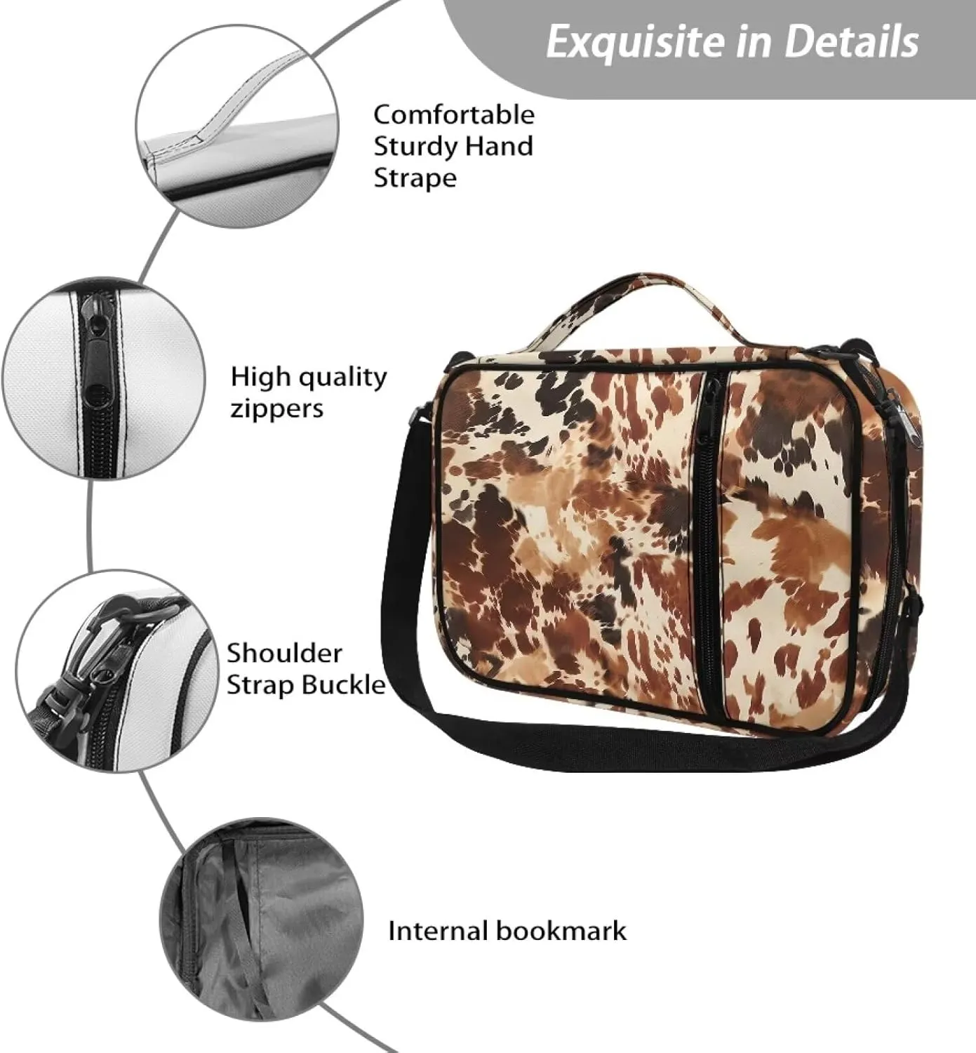 Bible Carrying Case Bible Cover for Men Women Bible Cover with Strap
