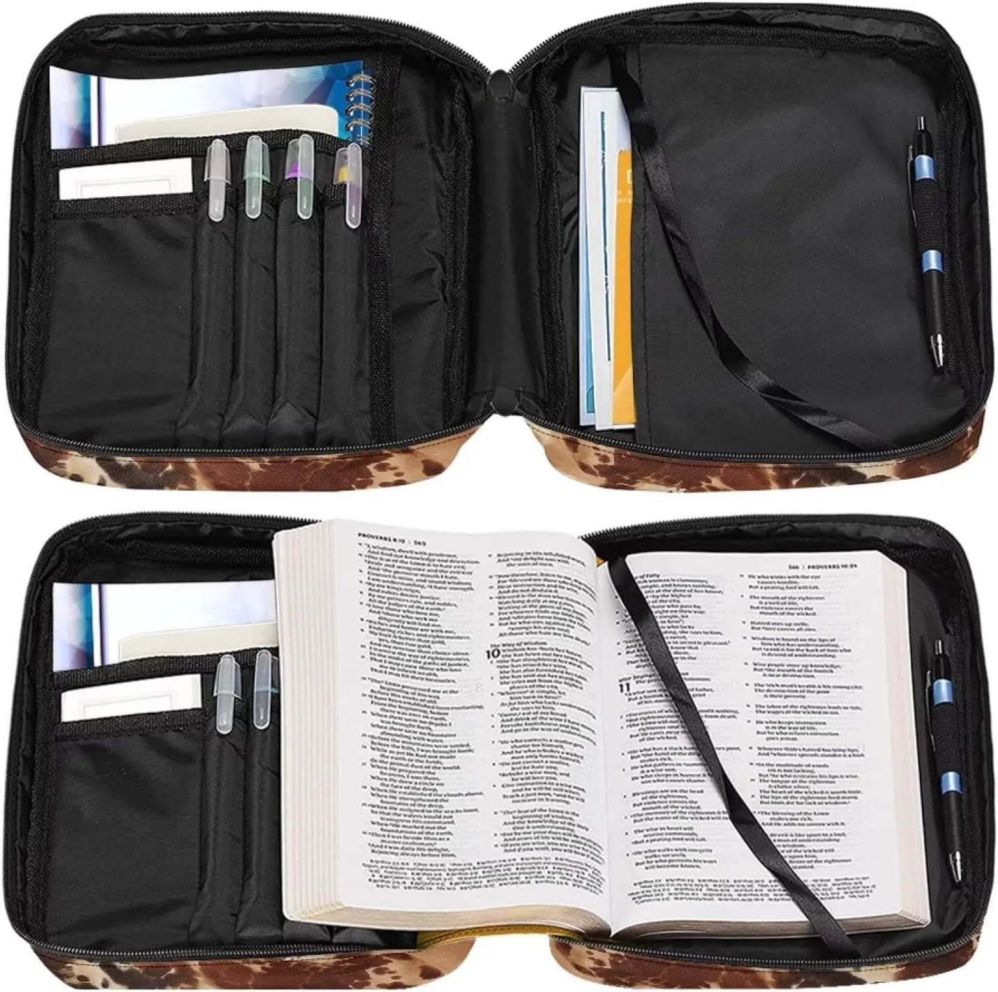 Bible Carrying Case Bible Cover for Men Women Bible Cover with Strap