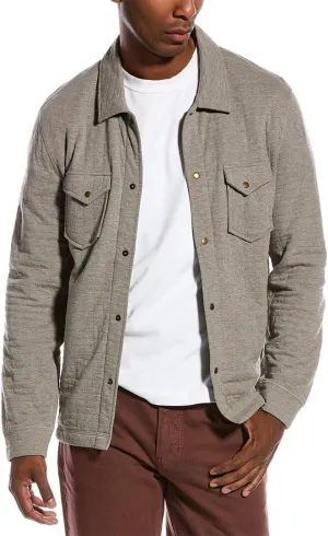 Billy Reid Men's Grid Quilted Knit Jacket