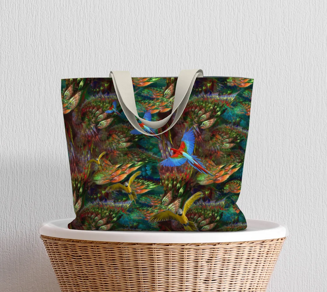 Birds Flickering Tote Bag