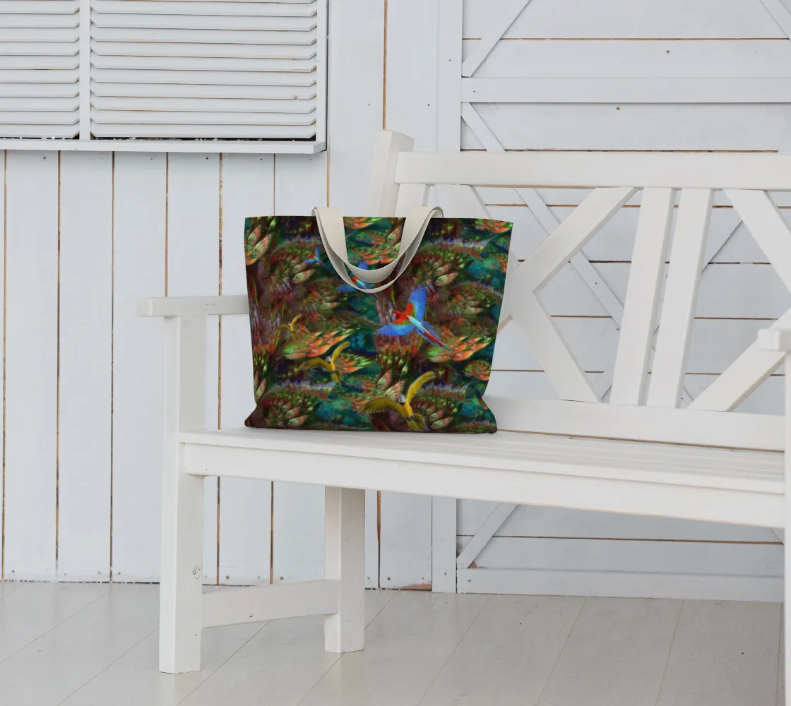 Birds Flickering Tote Bag